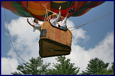 Asheville Hot Air Balloons Tethered